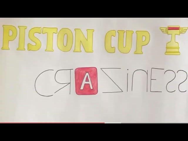 Piston cup craziness logo