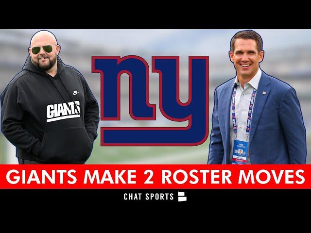  New York Giants Make 2 Roster Moves | Giants News