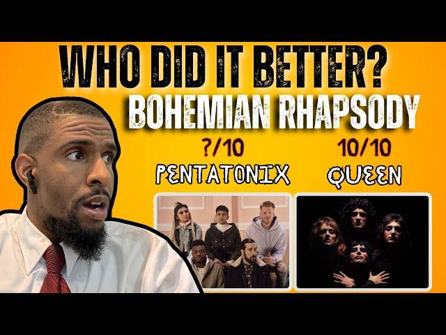 Non Vocal Coach Reacts! - PENTATONIX Bohemian Rhapsody |  PTX #pentatonix #reaction #queen