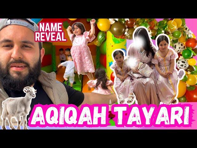 Our Baby Girls Name Reveal & Special Aqiqah Set Up  | Part 1