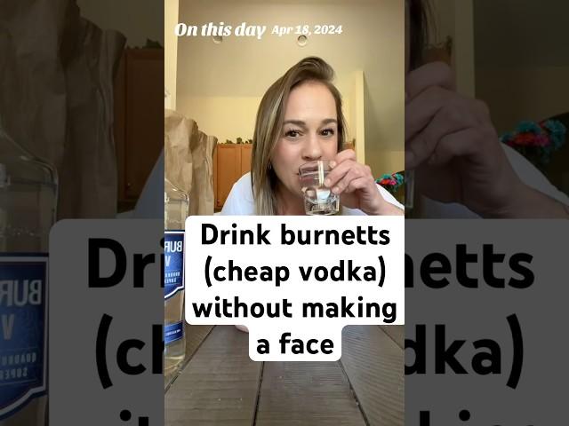 Drink burnetts cheap vodka without making a face #bartender #cheapvodka