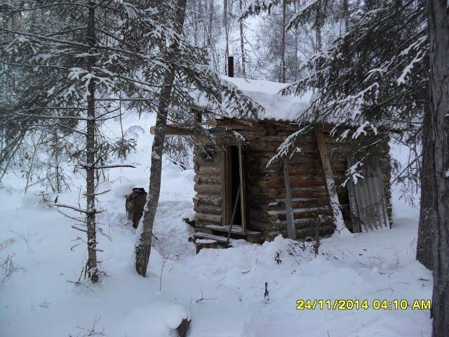 Разбор избы!Перенос зимовья на другую сторону реки!"Подарок зимы"