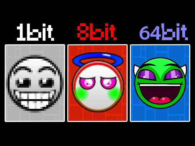 New Custom Geometry Dash Lobotomies v9, but everytime with more bits