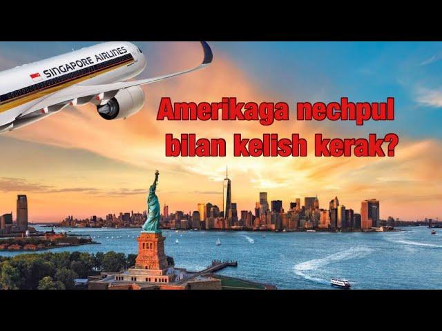 Amerikaga qancha pul bilan ketish kerak?