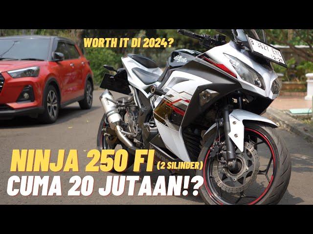 NINJA 250 FI CUMA SEHARGA HP DI 2024!!? FIX WORTH IT!! REVIEW NINJA 250 FI (OLD) DI 2024