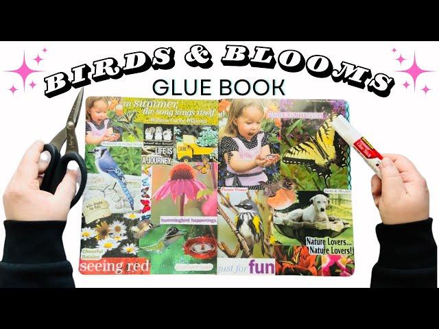 Birds & Blooms Glue Book I love this glue book! Great for beginners!🩷