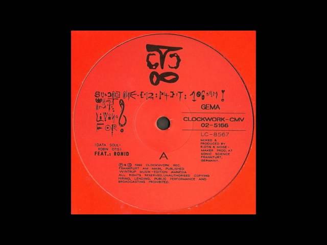 Data Soul -- What Am I Living For (1992)