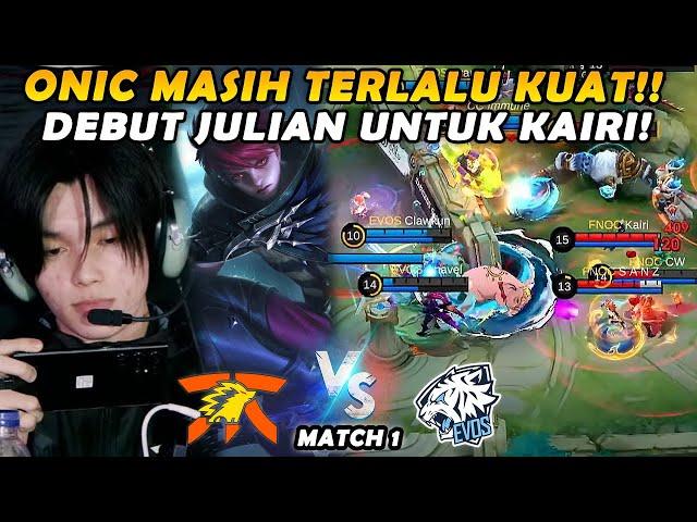 CHEESE STRAT DARI ONIC, BUAT EVOS PANIK. - ONIC vs EVOS MATCH 1