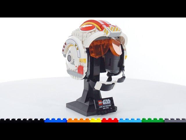 LEGO Star Wars Luke Skywalker (Red Five) Helmet 75327 review! Solid effort, lots of prints, 1 flaw