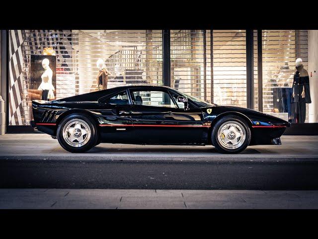 Sultan of Brunei Ferrari 288 GTO driving in London!