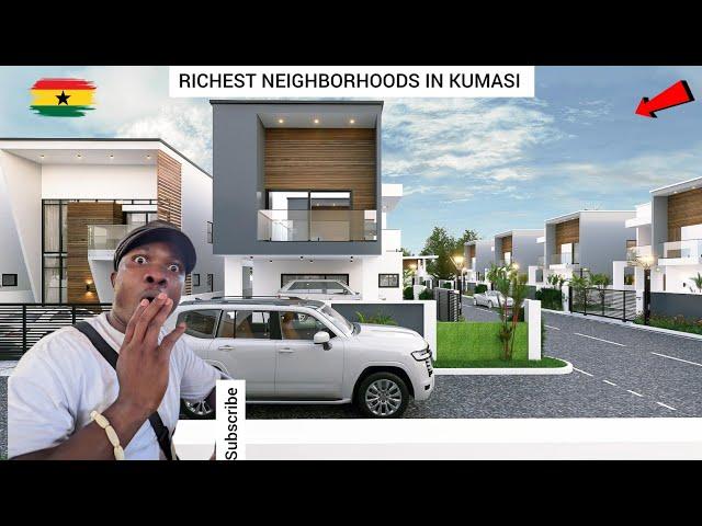 Where the Rich HIDE in KUMASI GHANA  (Top Neighborhoods)