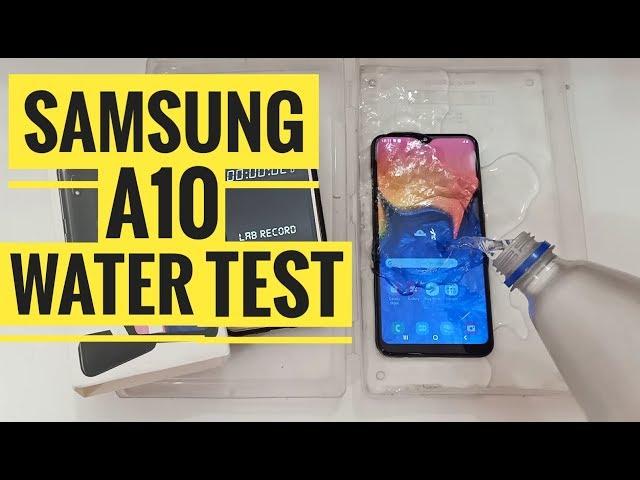 Samsung A10 Water Test