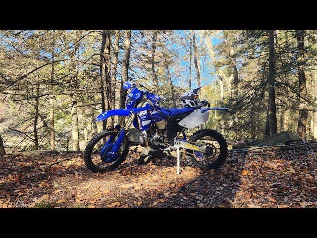 yz250 odi grips ride report #yz250 #odigrips #blucru #enduro