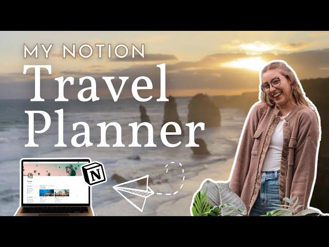 My Essential Notion Travel Planner ️ digital travel journal + trip planning