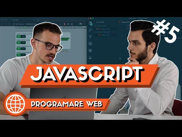  Programare in JavaScript pentru Incepatori | Frontend Web Development | Programare Web #5