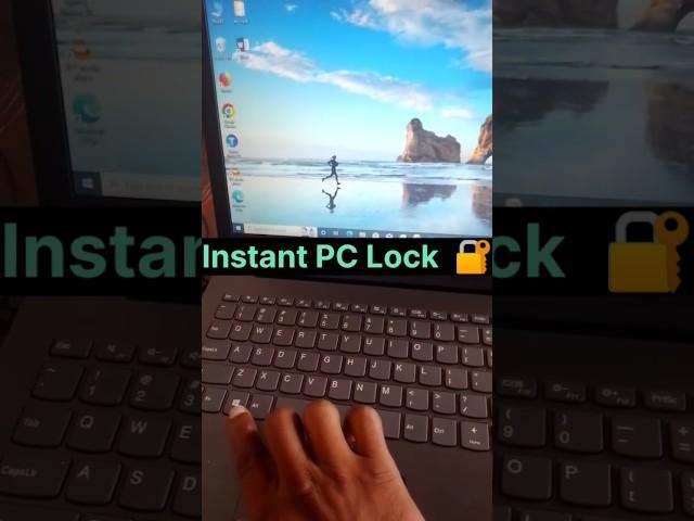 How to lock PC with keyboard shortcut | PC ko kaise lock kare #shorts #windows #computer #viral