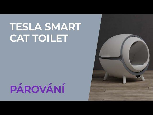Tesla Smart Cat Toilet | Párování s mobilní aplikací