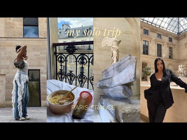 solo trip to paris vlog || louvre, food, going out with friends, eiffel tower, manifesting ️️