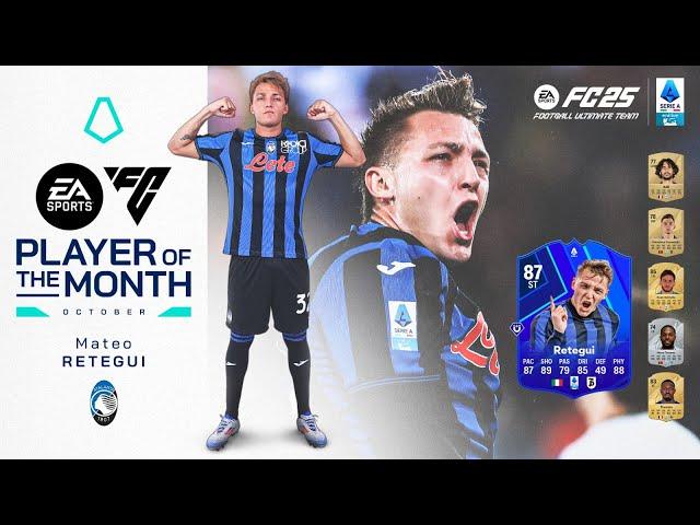 Mateo Retegui | EA Sports FC Player of the Month: October 2024 | Serie A 2024/25