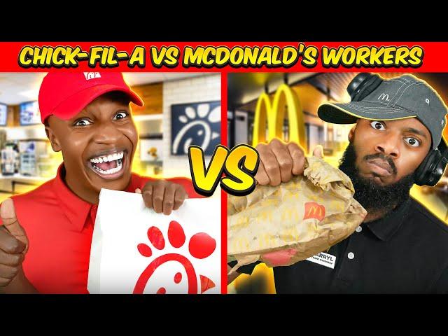 Chick-Fil-A vs McDonald's Workers | ft. @DarrylMayes