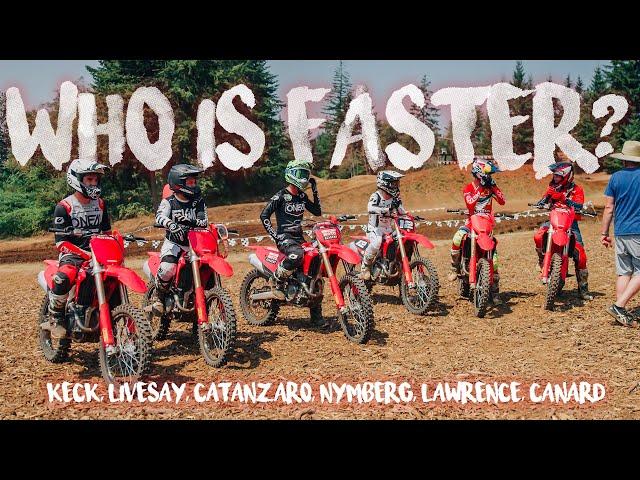 Am I faster than Jett Lawrence when we’re both on a stock bike?! || Lap Time Comparison