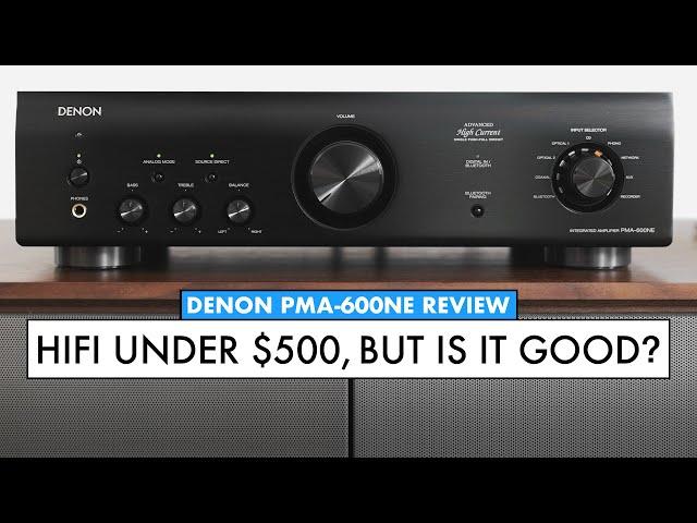 Denon's BUDGET AMPLIFIER with BLUETOOTH! - DENON PMA-600NE Amp Review!