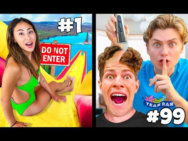 BREAKING 100 RULES IN 24 HOURS!!
