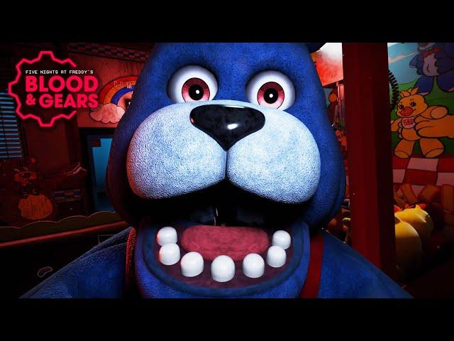 FNAF: Blood & Gears - Demo, All Jumpscares, Extras