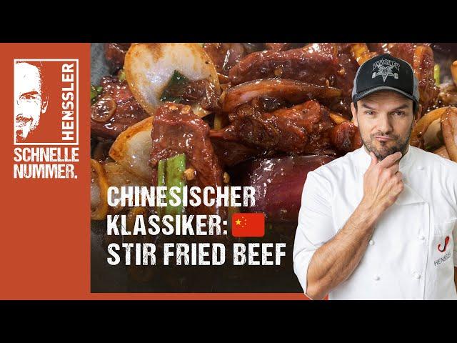 Schnelles Beef Stir Fry Rezept von Steffen Henssler