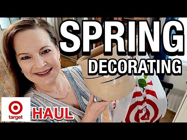 SPRING Decorating with THRIFT STORE FINDS on my open shelves! Target & Bealls outlet haul!