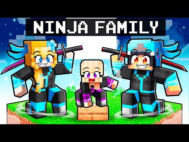 Having NINJA FAMILY With CRAZY FAN GIRL In Minecraft!