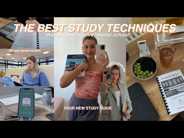 THE BEST STUDY TECHNIQUES that have helped me survive school
