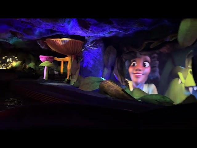 Tiana's Bayou Adventure test run POV with several interruptions