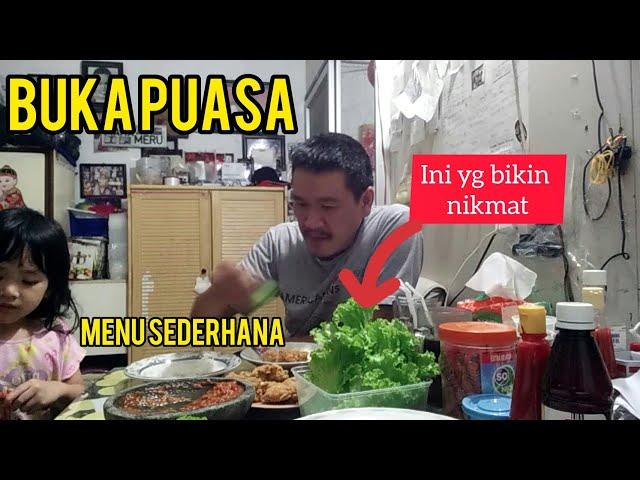 buka puasa ,menu sederhana Di bulan ramadan..jilie pemelie