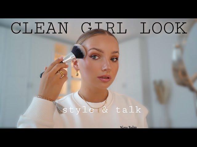 Clean Girl Make up + Hair | Style & Talk -Alina Mour