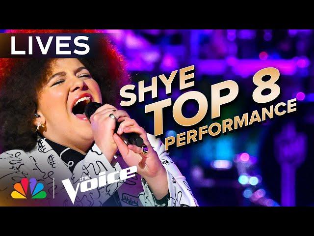 Shye Performs "The Joke" By Brandi Carlile | The Voice Lives | NBC