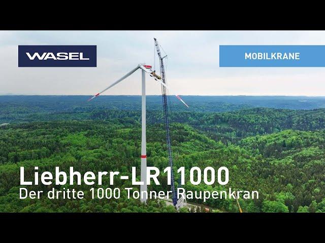 Unser dritter Liebherr LR11000 Raupenkran