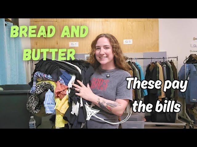 Easy Bins Pickups Thrift Haul to Sell on Ebay and Poshmark