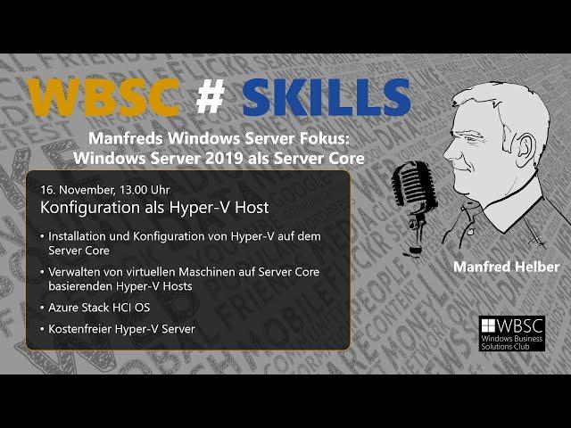 Windows Server 2019 als Server Core - Konfiguration als Hyper-V Host
