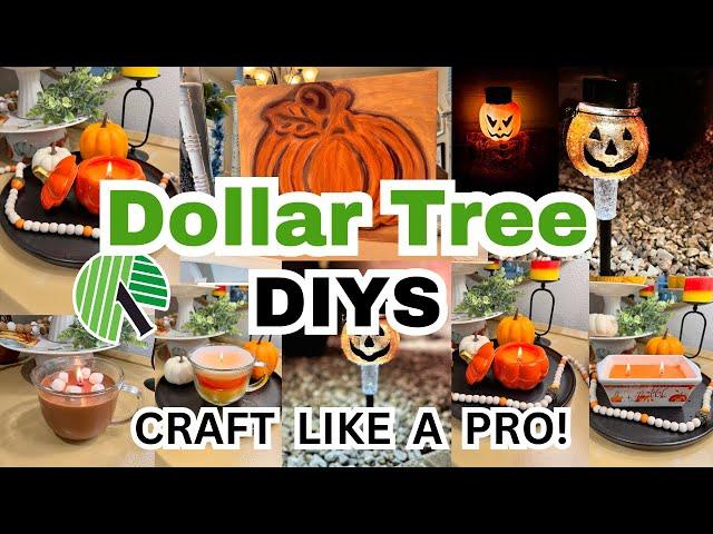 Dollar Tree Fall and Halloween DIYS That Save You $$$ Candle Making and Much More!