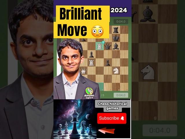 Brilliant Tactic from Nihal Sarin #tatasteelchessindia #chess #nihalsarin #magnuscarlsen