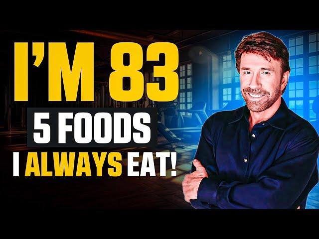 Chuck Norris (83) Still Looks 59! I Eat 5 Foods & Don't Get Old!