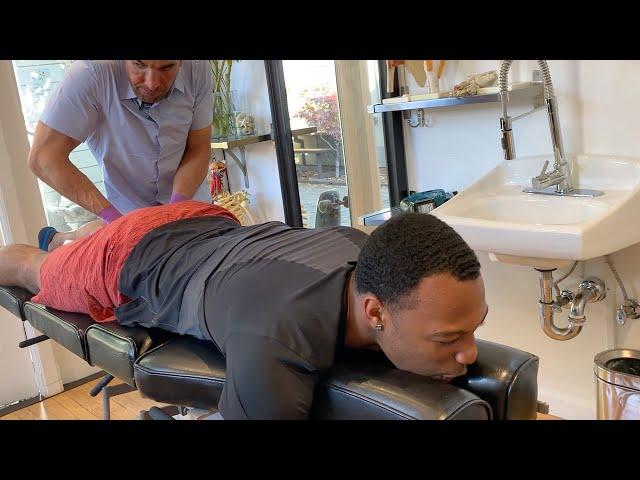 INSANE FIRST TIME Full Body Chiropractic Adjustment by Dr. Aaron
