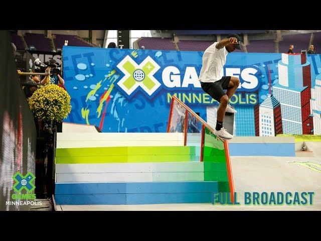 Men's Skateboard Street Elimination: FULL BROADCAST | X Games Minneapolis 2019