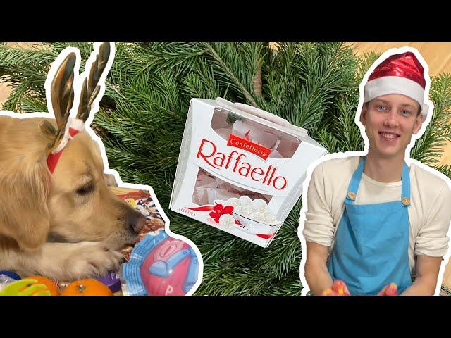 Happy New Year 2022! Ice cream rolls in Russia | Raffaello #12 ! #raffaello