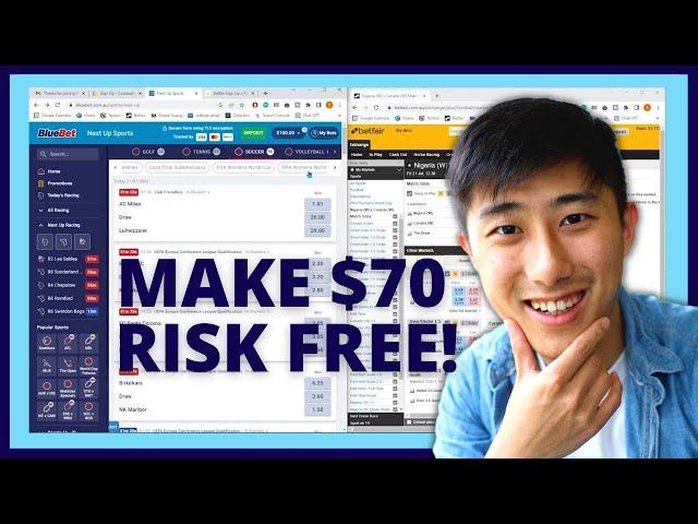 Make $70 Risk Free Sports Betting! | Matched Betting Tutorial 2023