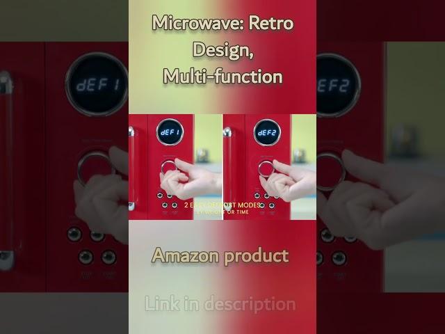 "Retro Magic: The Multifunctional Microwave with Style!" #viralvideo #viral #amazon #viralshorts