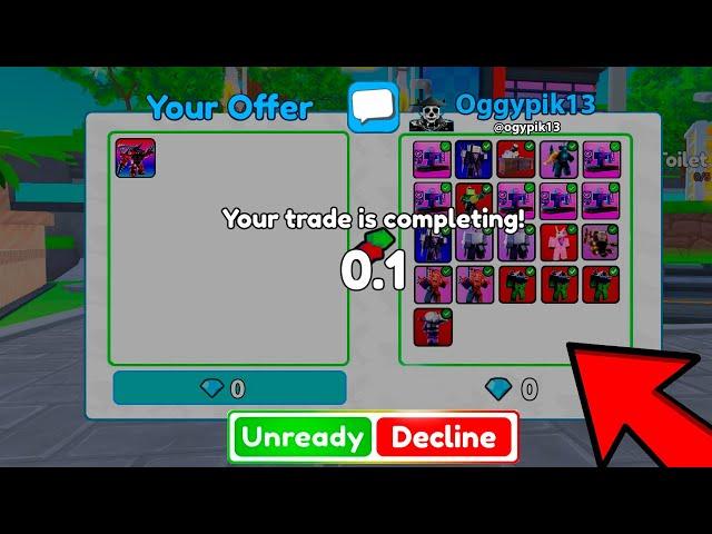 TRADE ULTIMATE UNIT FOR INSANE OFFER | Toilet Tower Defense EPISODE 73