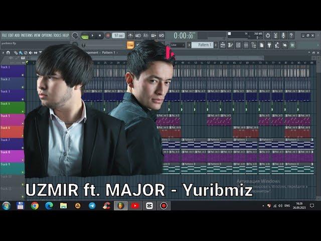 UZMIR ft. MAJOR - Yuribmiz (minus) Fl studio