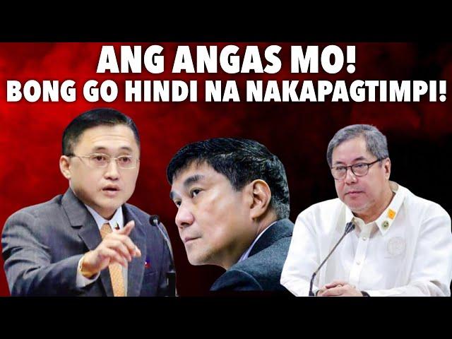 BONG GO INANGASAN SI RAFFY TULFO SA SENADO DOH SECRETARY AT TULFO HINDI NAKAPALAG!